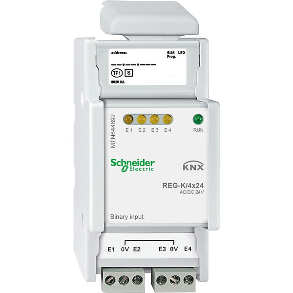 Schneider Electric Binäreingang REG-K/4x24,lichtgrau MTN644892